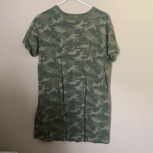 Camo Tshirt Dress